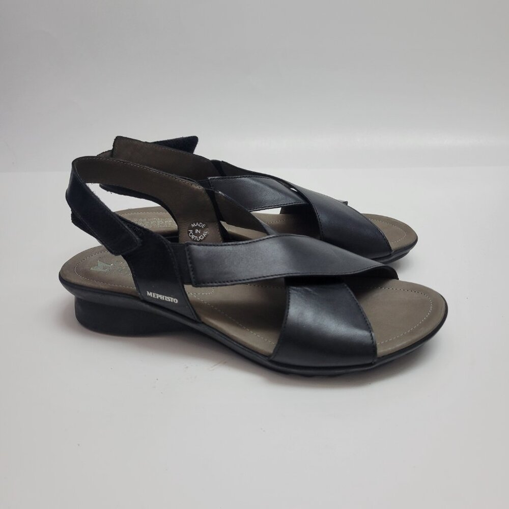 Mephisto Women's Slingback Crisscross Leather Sandals sz 39 - Picture 11 of 11